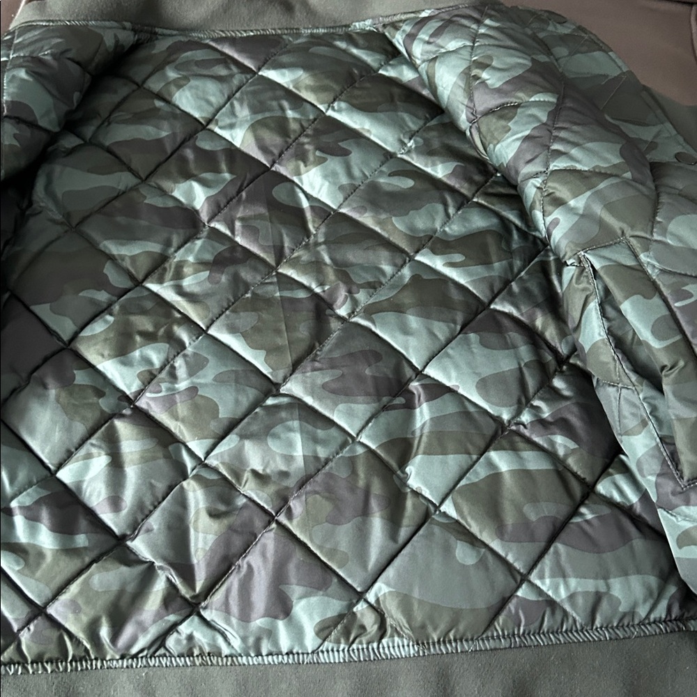 Women's Green Bomber Jacket - Picture 2 of 3
